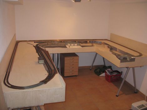 Übersicht der Anlage im Rohbau.