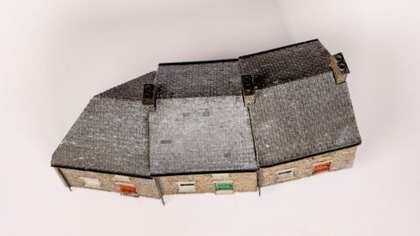 Komplizierte &uuml;berlappende Trapeze