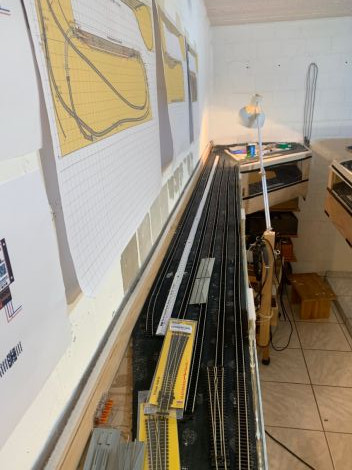 Probeliegen f&uuml;r die neue Einfahrt