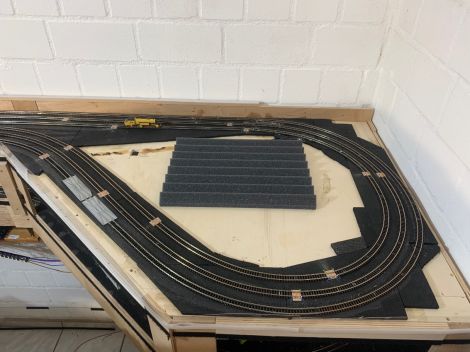 Die zus&auml;tzlichen Gleise sind verlegt