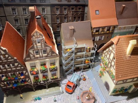 Einblick in die Altstadt von Oberburg.