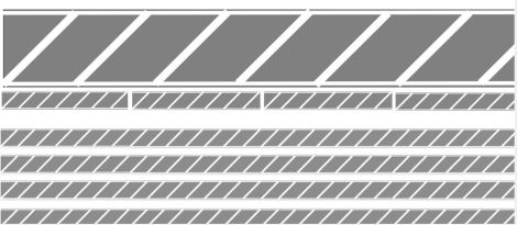 Bahnsteigmarkierungen aus dem Laserdrucker